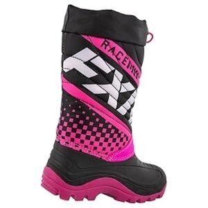 FXR-Kids Snow Boots - Black and Pink, Size 4 Youth **see all Pictures
